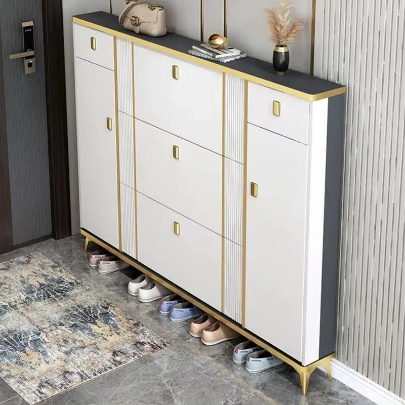 Entryway Furniture Wooden Home Shoe Cabinet Storage Rack Shoe Cabinet for Living Room
