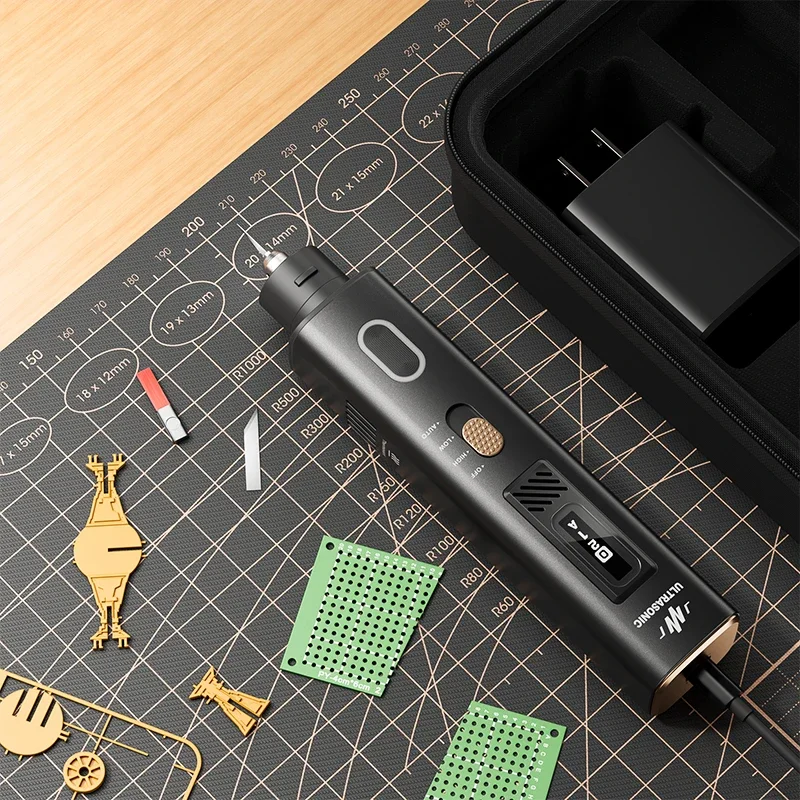 JAKEMY Ultrasonic Cutter & Polisher: 35W 40kHz, Model Trimming Knife, for DIY Crafts, Ultrasonic Plastic Cutter, Man's Gift