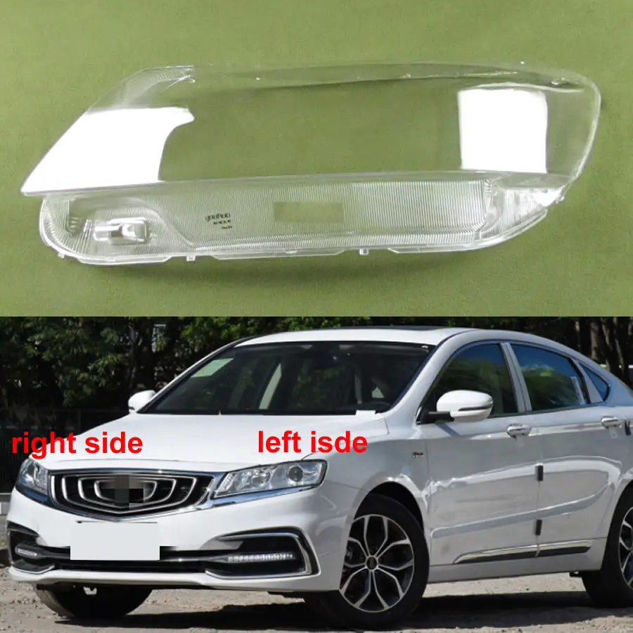 

For Geely Bo Rui GC9 2015 2016 2017 Car Accessories Headlight Lens Cover Transparent Lampshade Headlamp Shell Plexiglass