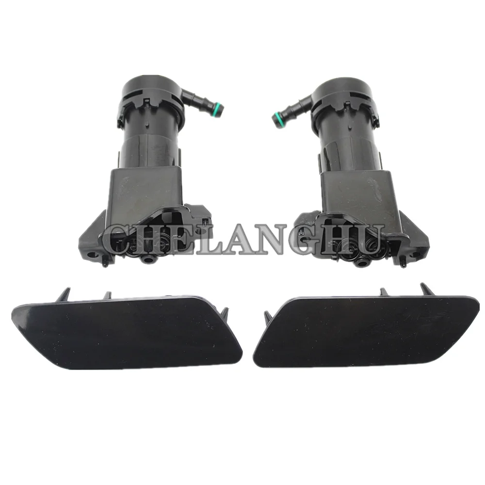 Dla Audi A6 C6 / A6 C6 Avant Facelift 2009 2010 2011 przedni reflektor Cylinder podnoszenia spryskiwacza dysza natryskowa i pokrywa Cap