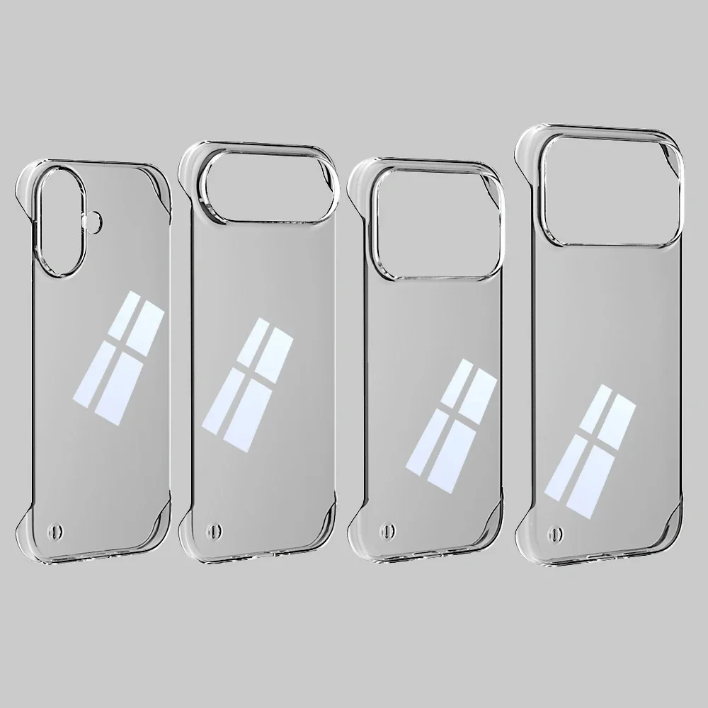 Half-Pack PC Transparent Hard Case For iPhone 17 Pro Max Air