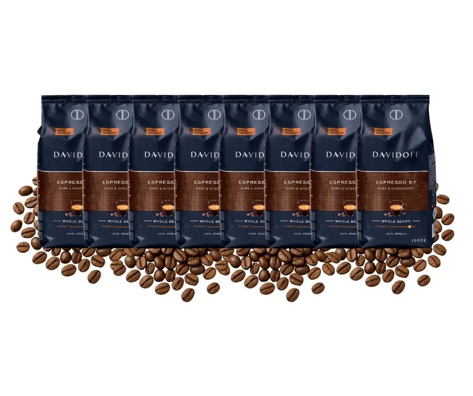 Kawa ziarnista Davidoff Espresso 57 zestaw  8x1kg