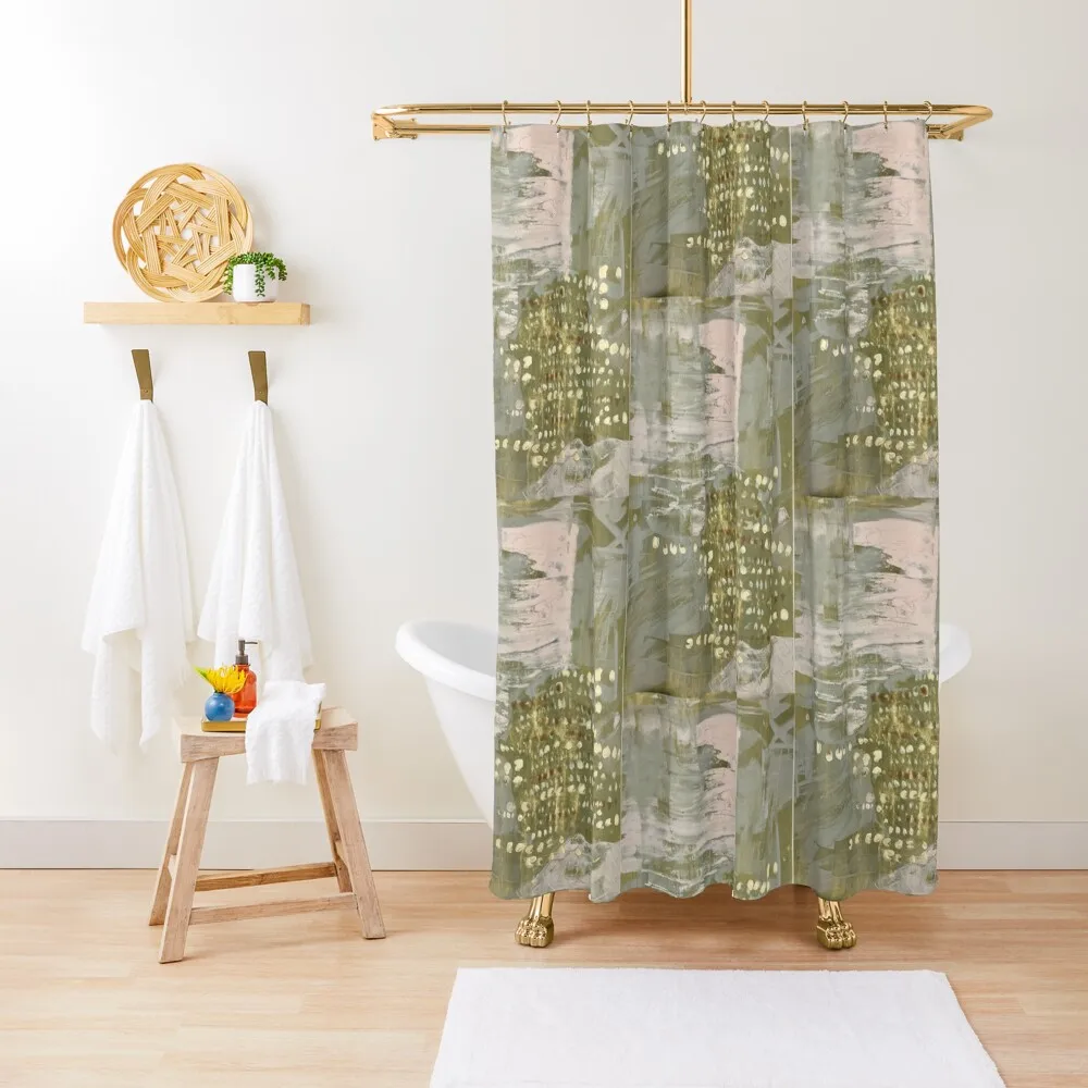 

Abstracted Paint Shower Curtain Cute Shower Waterproof Fabric Shower Bathroom Decor Waterproof Curtain