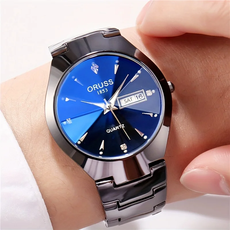 New Men\'s Watch Upscale Trend Fashion Gentleman Durable Precise Calendar Men\'s watch