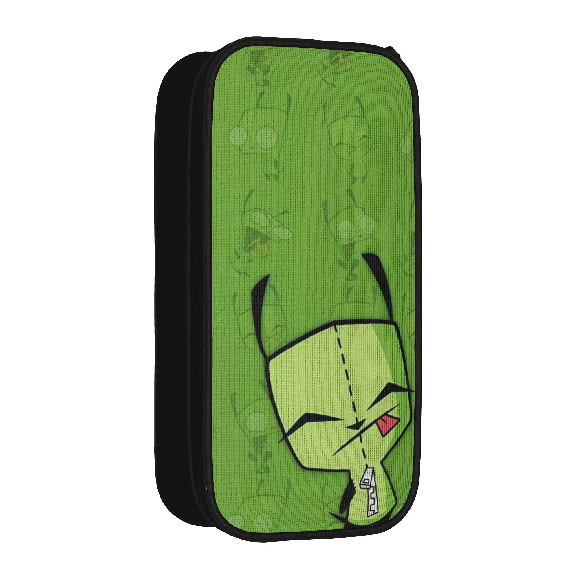 Invader Zim Gir Cartoon Pencil Cases Lovely   Pen Box Pencil Bags Girl Boy Large Storage School Supplies Zipper Pencilcases