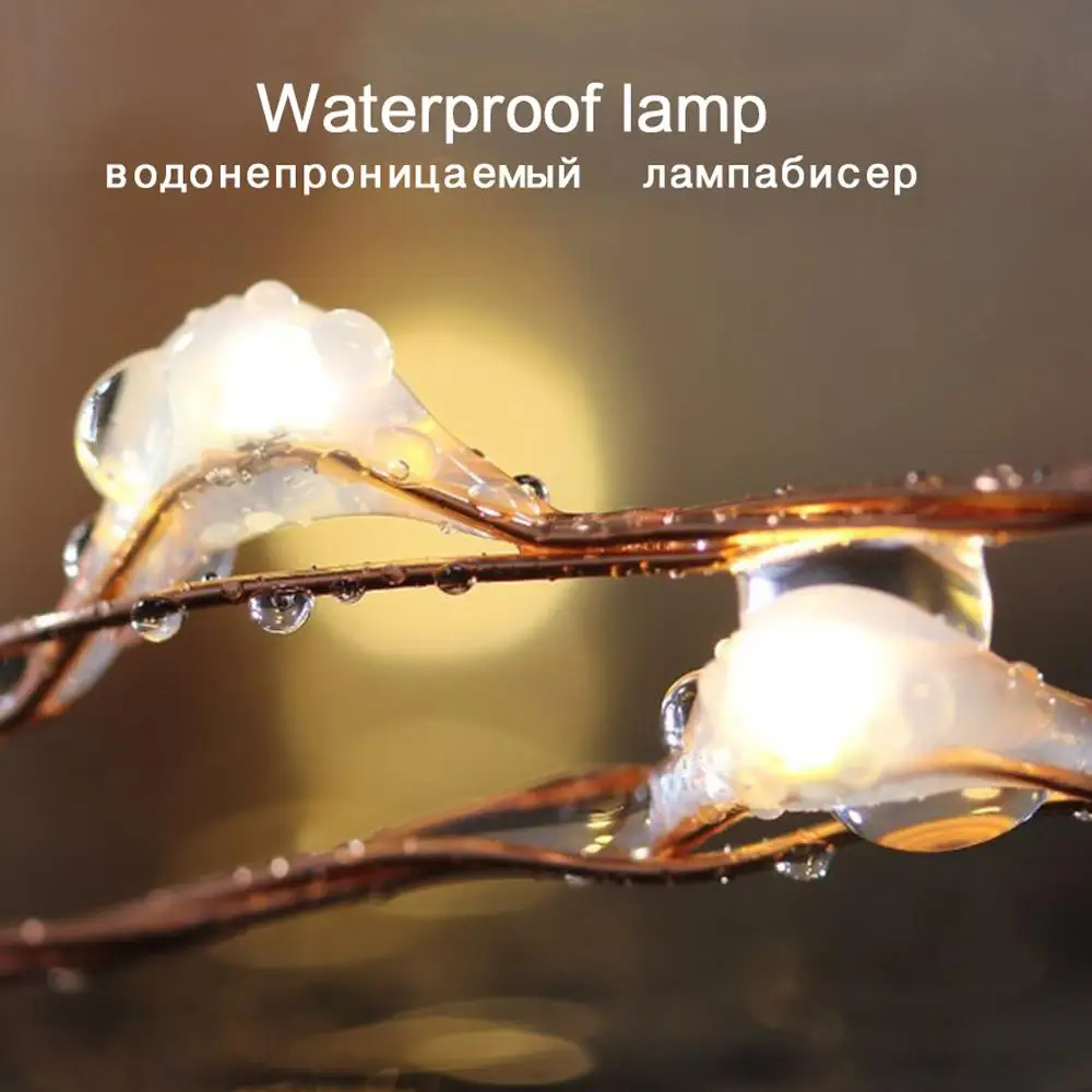 الملونة البسيطة Led الجنية سلسلة أضواء الديكور إضاءة غرفة النوم النحاس للمناظر الطبيعية الزفاف الدافئة الأبيض/مصباح أبيض بارد عطلة