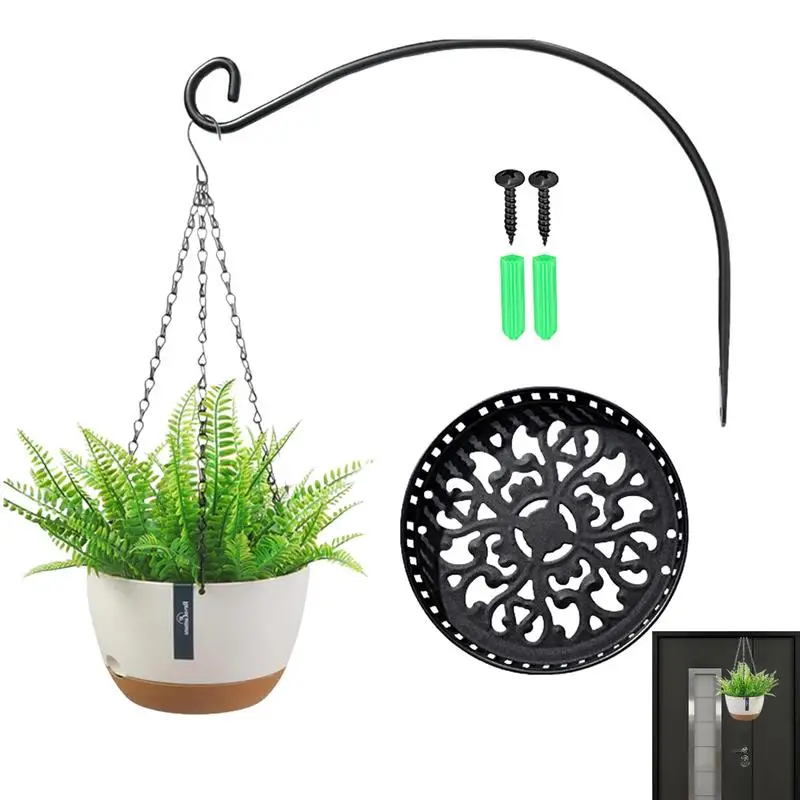 

Hanger Planter Outdoor Garden Plant Hanger Flower Pot Outdoor Flower Pots Plant Containers With Drainage Hole And Plant Hanger