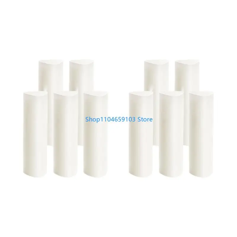 Soft Geometry Erasers 10PCS Pack Tear Resistant Rubber Precise Tips For Artwork Homework Corrections School Stationery