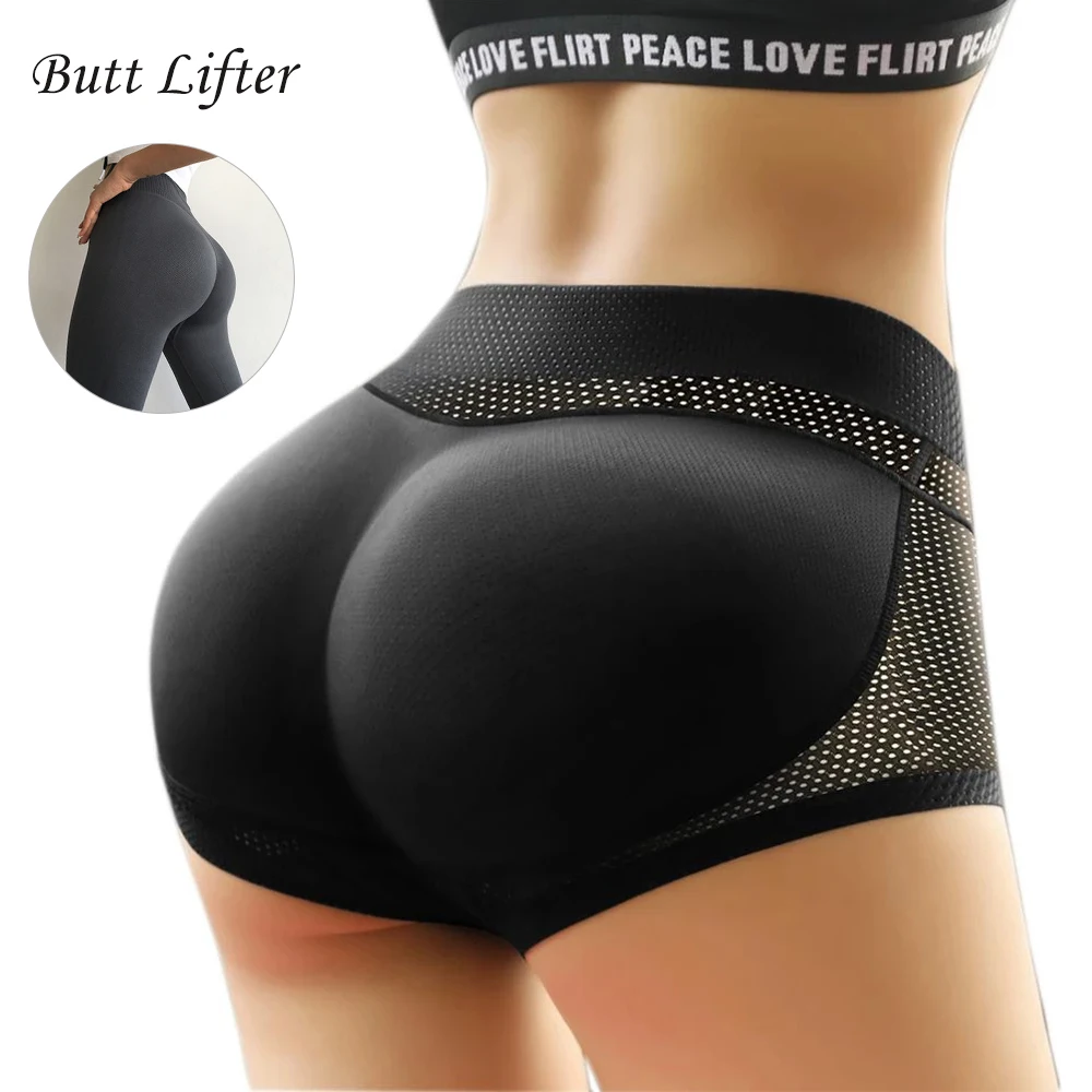 Butt Pad Underwear Women Booty Lifter Panties Fake Butt And Hip Pad Shapewear Butt Enhancement Short Faja Levanta Gluteos Mujer