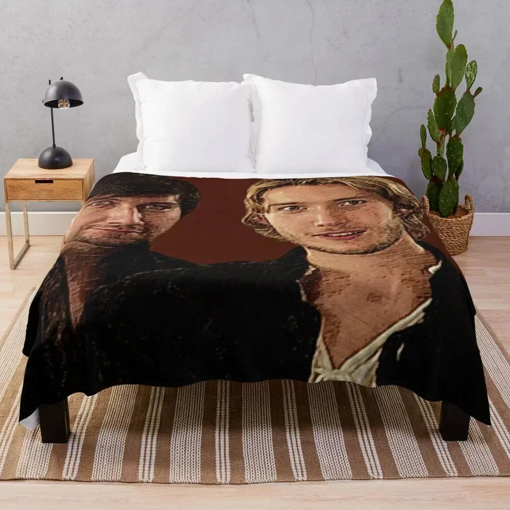 

francis and bash Throw Blanket Bed linens Designers Soft Plush Plaid Thermals For Travel Blankets