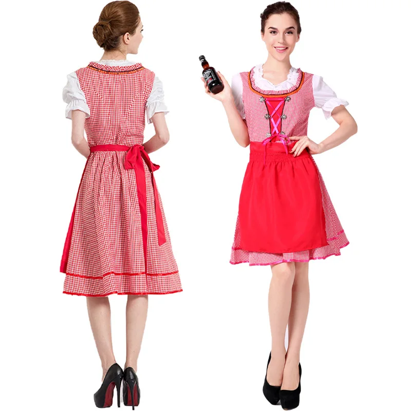 

2023 New Fiesta Party Play Cosplay Beer Served Cowgirl Oktoberfest Munich Germany Clothing Festival Stage Performance Dress