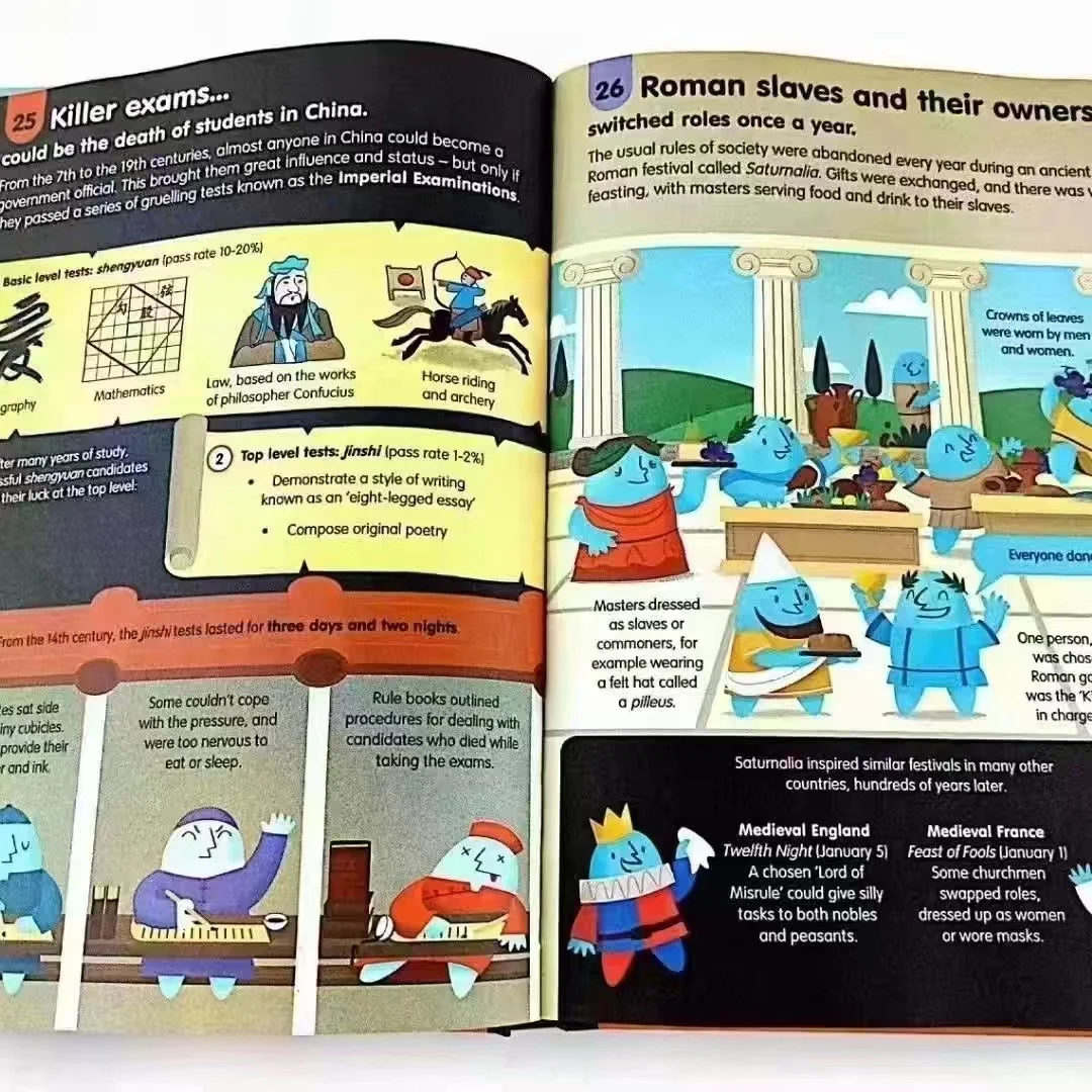 Imagem -04 - Livro de Capa Dura Infantil em Inglês 100 Coisas para Saber 11 Livros por Conjunto