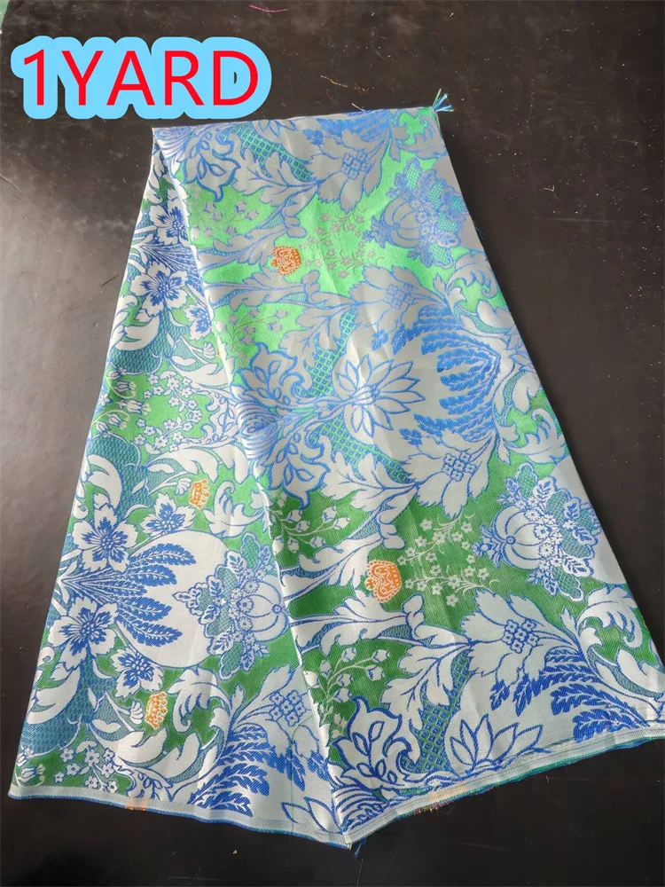 SJD LACE Nigerianischer Brokat-Spitzenstoff 1 Yard 2026 Hochwertige Afrikanische Französische Jacquard-Damast-Spitze für Damen-Partykleider zum Nähen