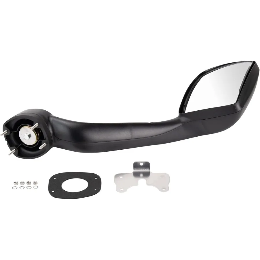 

Driver Side Manual Mirror Black Textured Cover Compatible with 20132025 Kenworth T680 20132025 Peterbilt 579