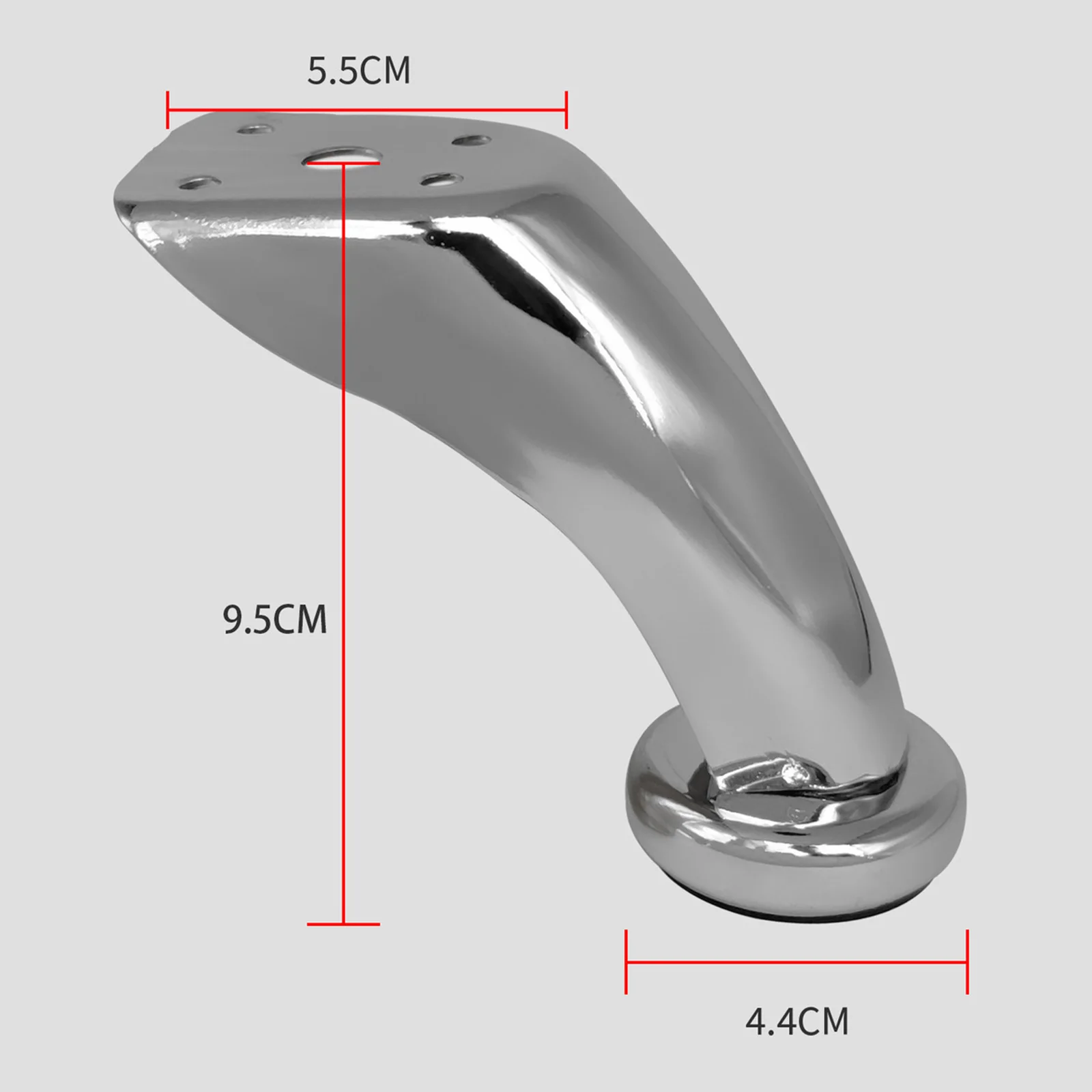4 Pieces Furniture Legs Sofa Feet Dresser Leg Replacement Couch Legs for Shoe Cabinets Shelves Sofas Wardrobes Cabinets image 6