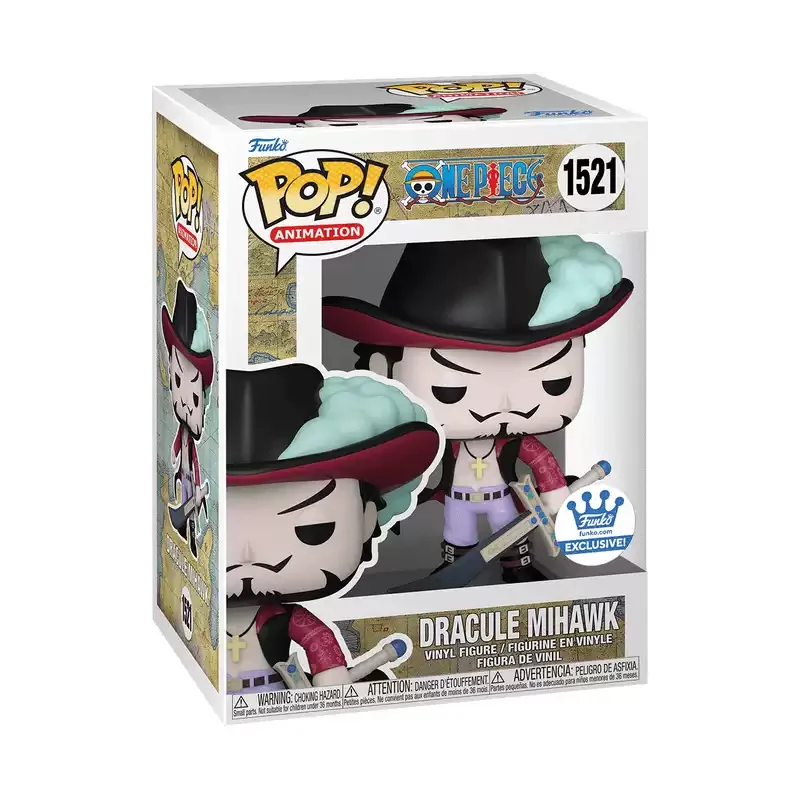 Funko Pop Hawkeye DRACULE MIHAWK One Piece Anime y Manga Figuras periféricas Juguetes para niños Regalo Adornos coleccionables