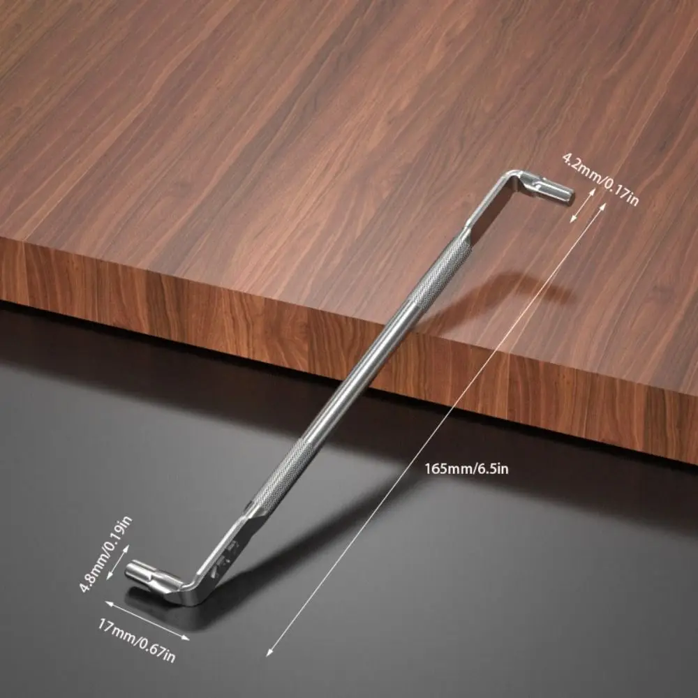 Angled Crosses Multipurpose Screwdriver Flathead Magnetic Elbow Screwdriver S2 Steel L-Shaped Z-Type Screwdriver