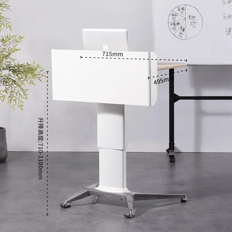 Movable Podium Classroom Meeting Room Training Simple Host Desk Reception Desk Welcome Desk Speaker Desk Podium Table