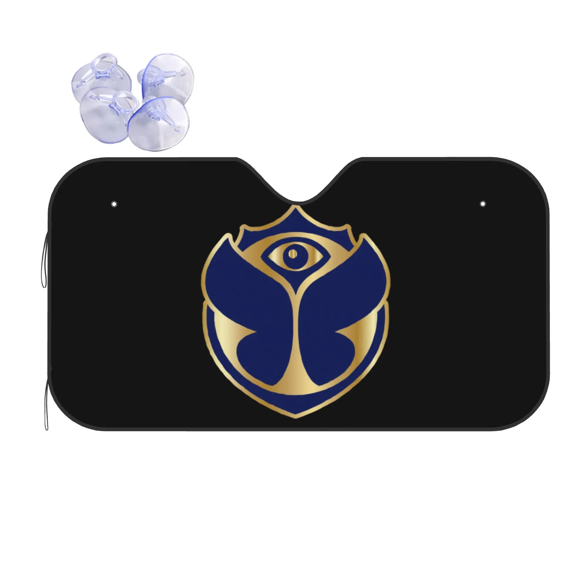 Car Front Windshield Sun Visor Tomorrowland Electronic Dance Festival UV Protection Car Sun Shade  Covers Car Solar Protection