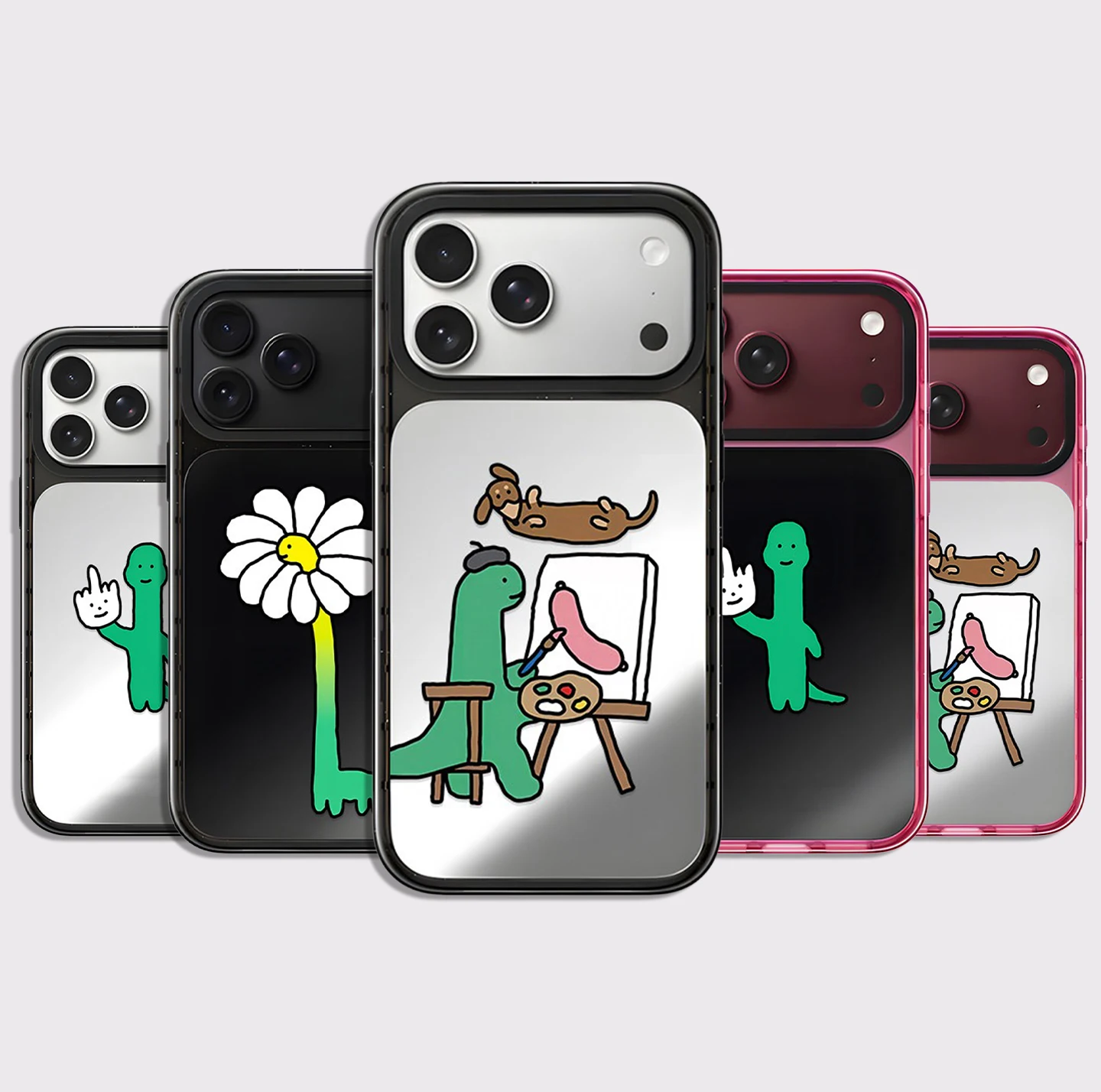 6092817 Impact Case - Mirror / Glaze Magnetic Cover: Compatible with IPhone 18 17 Pro Max 18Pro
