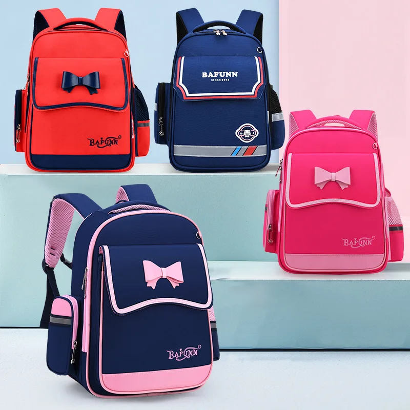 Рюкзак для учеников начальной школы 6-12 лет, легкий школьный ранец для мальчиков и девочек, детский рюкзак с эргономичной поддержкой, к школе