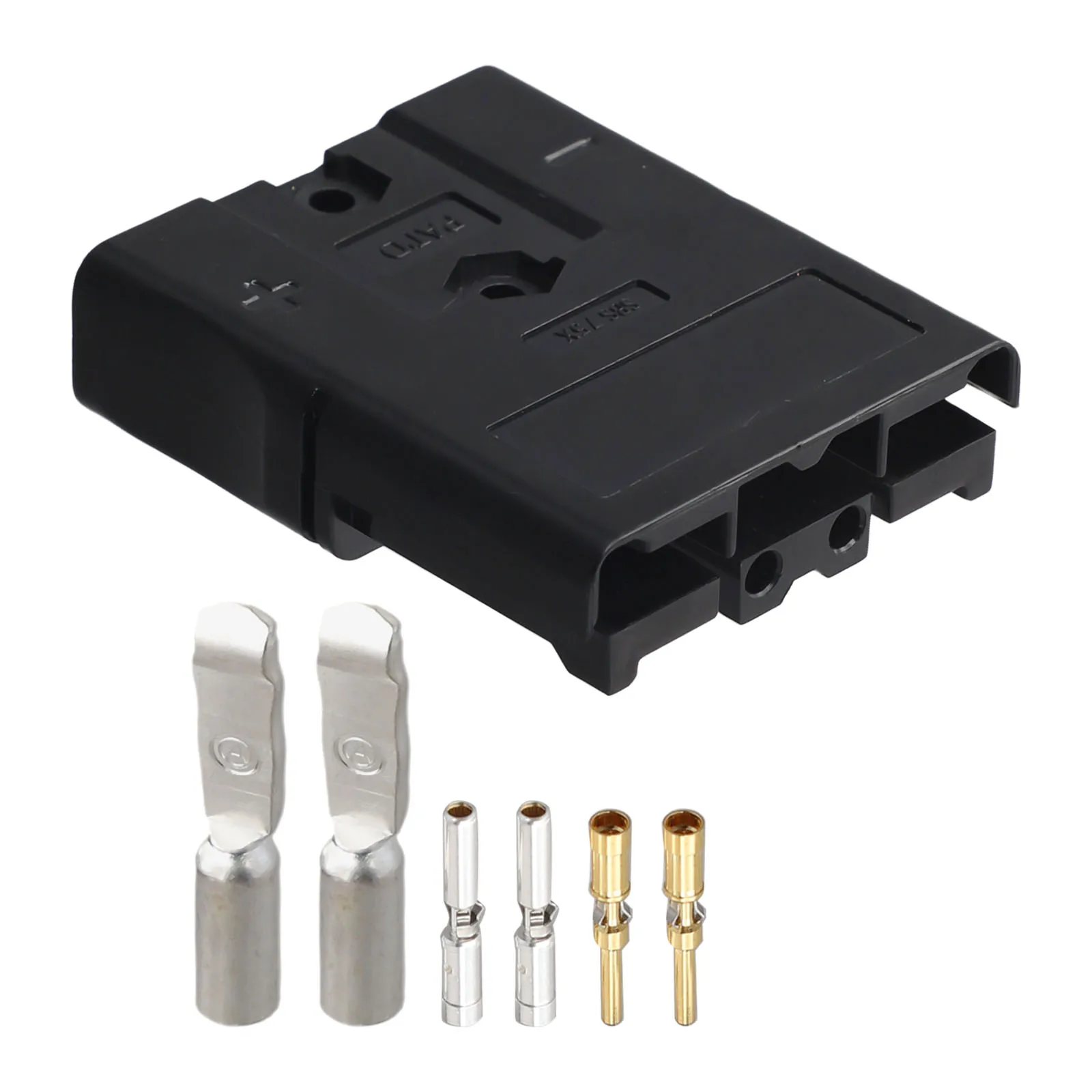 Two-Pole SBS75x 75A 600V Connector for Lithium Battery Integration in Transportation Equipment and Industrial Vehicles