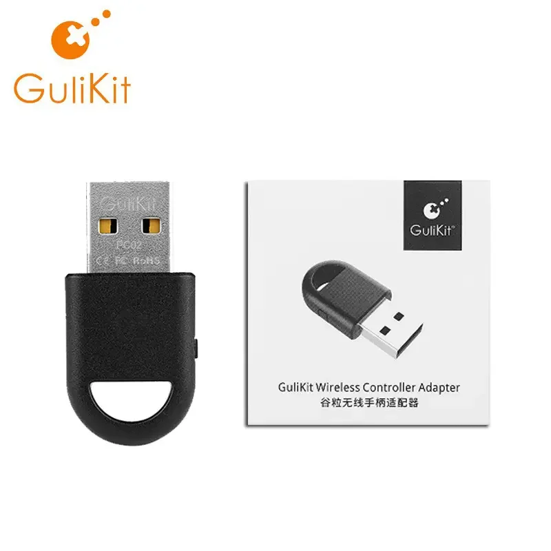 Gulikit PC02 Wireless Controller Adapter PC2.4 BT Receiver for XBOX ONE/SERIES/NS08 NS09 Controller/PC Windows