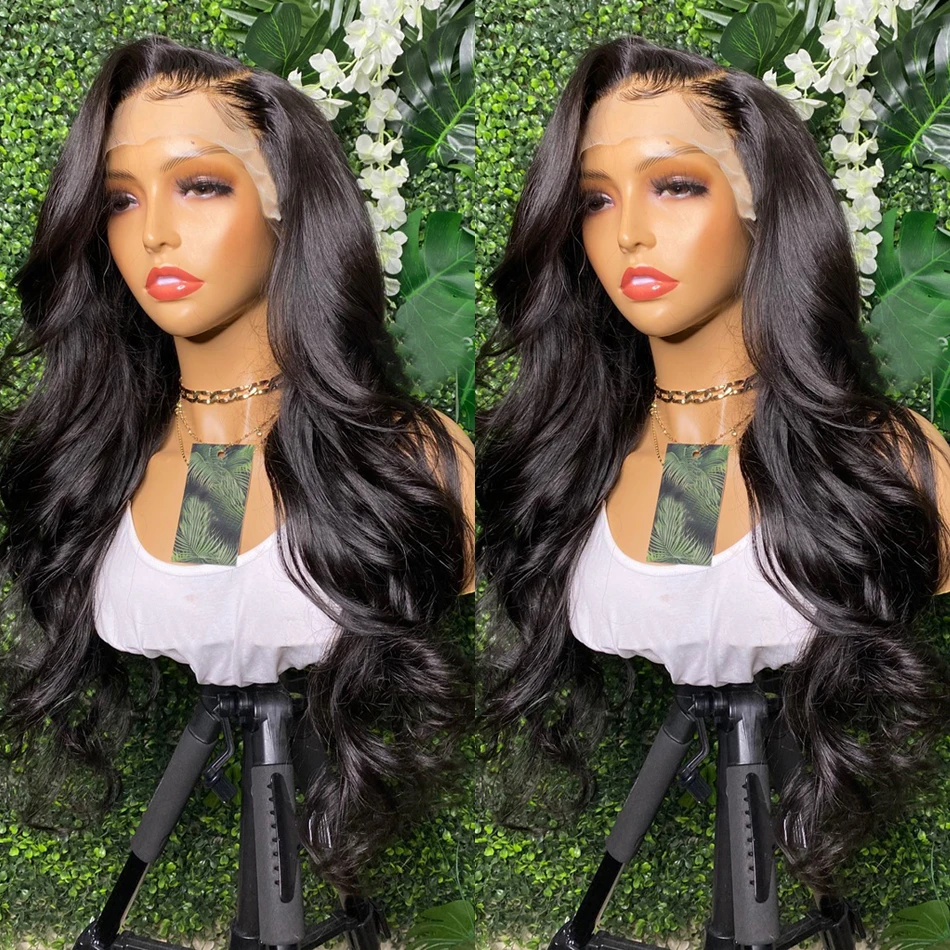 Brazilian Water Wave 13x4 Lace Frontal Wig  13x6 HD Body Wave Transparent  Lace Front Human Hair Wigs 5x5 Glueless Wig For Women