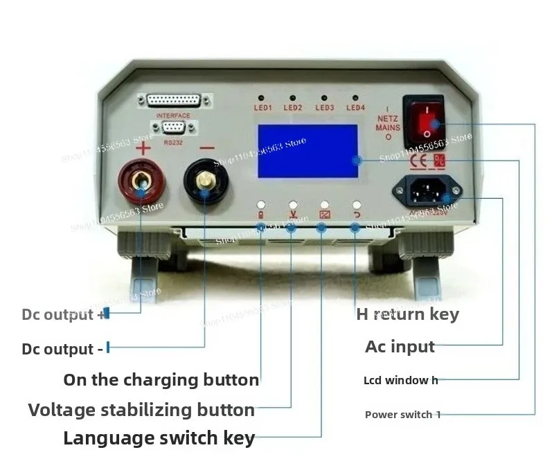 150A Car Programming Regulated Power Supply Battery Charger 220V for Vehicle ECU Coding