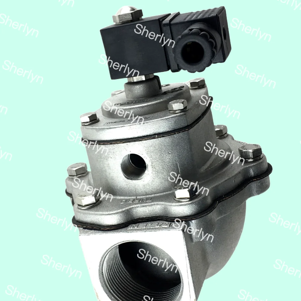 

TURBO Right Angle Pulse Valve 1 1/2 inch FP40 Aluminum Die-Casting Right Angle Electromagnetic Pulse Valve 1.5 inch