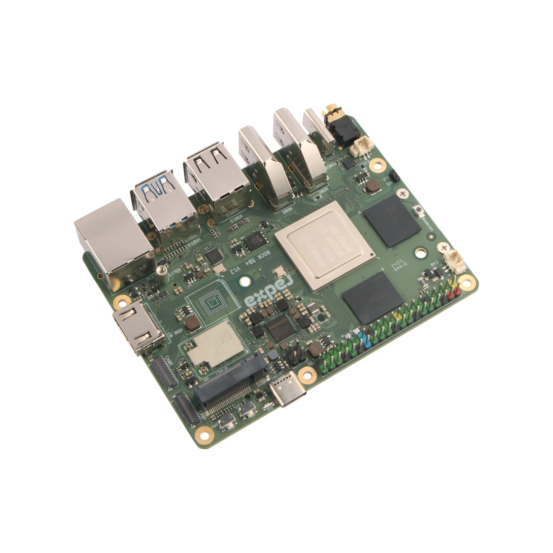 Radxa ROCK 5B+ ROCK 5B plus RK3588 8-core CPU, GPU & NPU support, 8K HDMI, LPDDR5 RAM and WiFi 6 single board computer