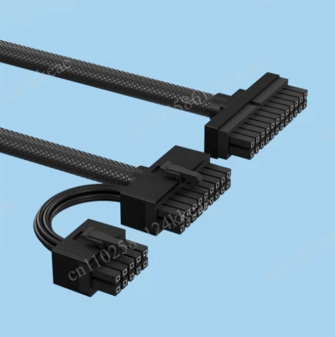 Straight main board 24PIN module line, super soft embossed line, full module line connected power supply line