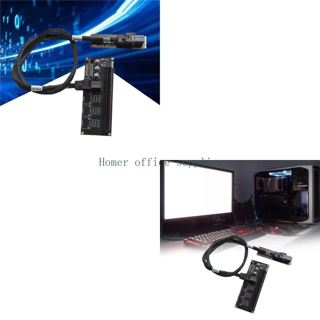 

K43B M.2 NVME NGFF to PCIe3.0 Adapters NVMe SSD to PCIE X16 Expansion Card Hard Drive Converters Card for Desktops PC
