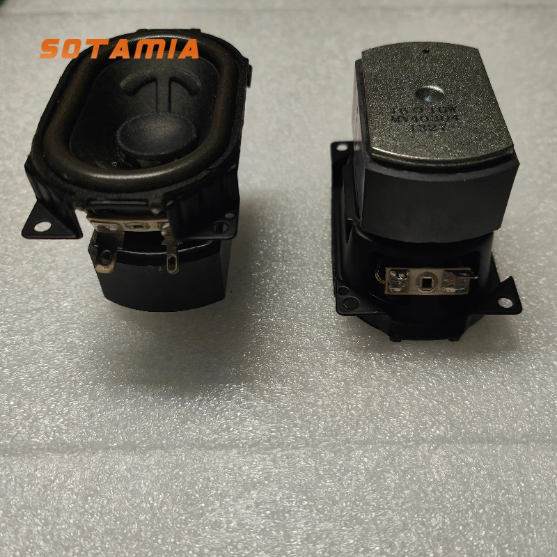 SOTAMIA 4878 풀 레인지 스피커, 직사각형 접이식 앵글 오디오 스피커, 사운드 음악 홈 시어터 하이파이 라우드 스피커, 16 옴, 10W, 2 개