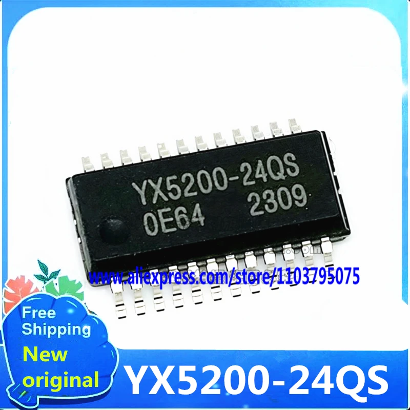 5PCS~50PCS/LOT YX5200-24QS YX5200-24SS QSOP24 100% New original