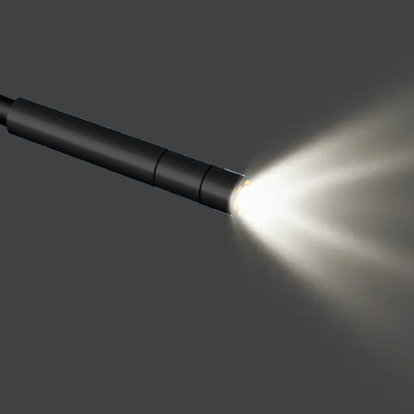 5.5mm Handheld Industrial Endoscope Camera with 2.4 inch IPS Screen IP67 HD Inspection Borescope 6 Adjustble LED Vehicle Engine