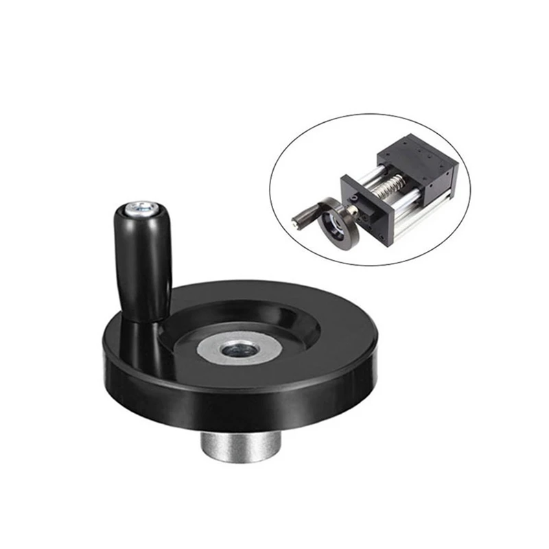 ABKP-Volante per fresatrice Maniglia girevole con foro da 63 mm di diametro e 8 mm per regolazioni di precisione