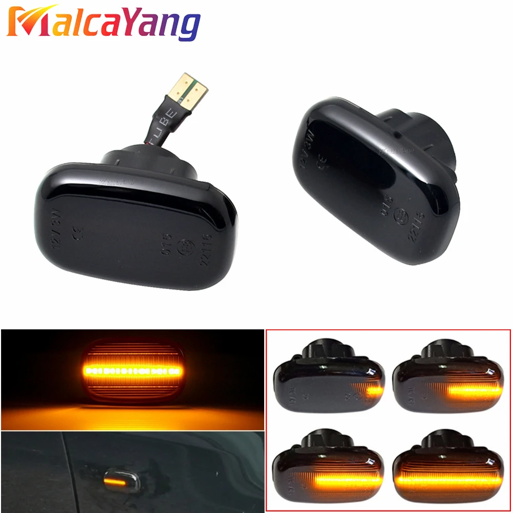 Pair Dynamic Led Side Marker Flowing Turn Signal Light Panel Lamp For Toyota Celica Caldina Corolla Hilux Avensis for Lexus GS