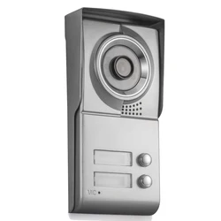 Yobang Security 2 buttons Door Camera For 2 Units Apartment Video Intercom Doorbell Door Phone System