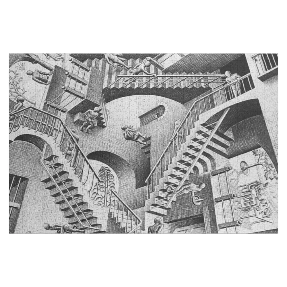 M.C. Escher: Relativity Jigsaw Puzzle Customizable Gift Customized Gifts For Kids Puzzle