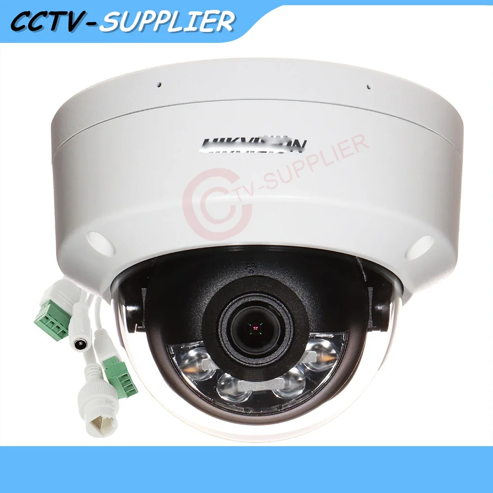 Original 8MP DS-2CD2187G2H-LI(SU) 4K Vandal Proof IP Dome ColorVu Built in MIC Smart Hybrid Light 1.8