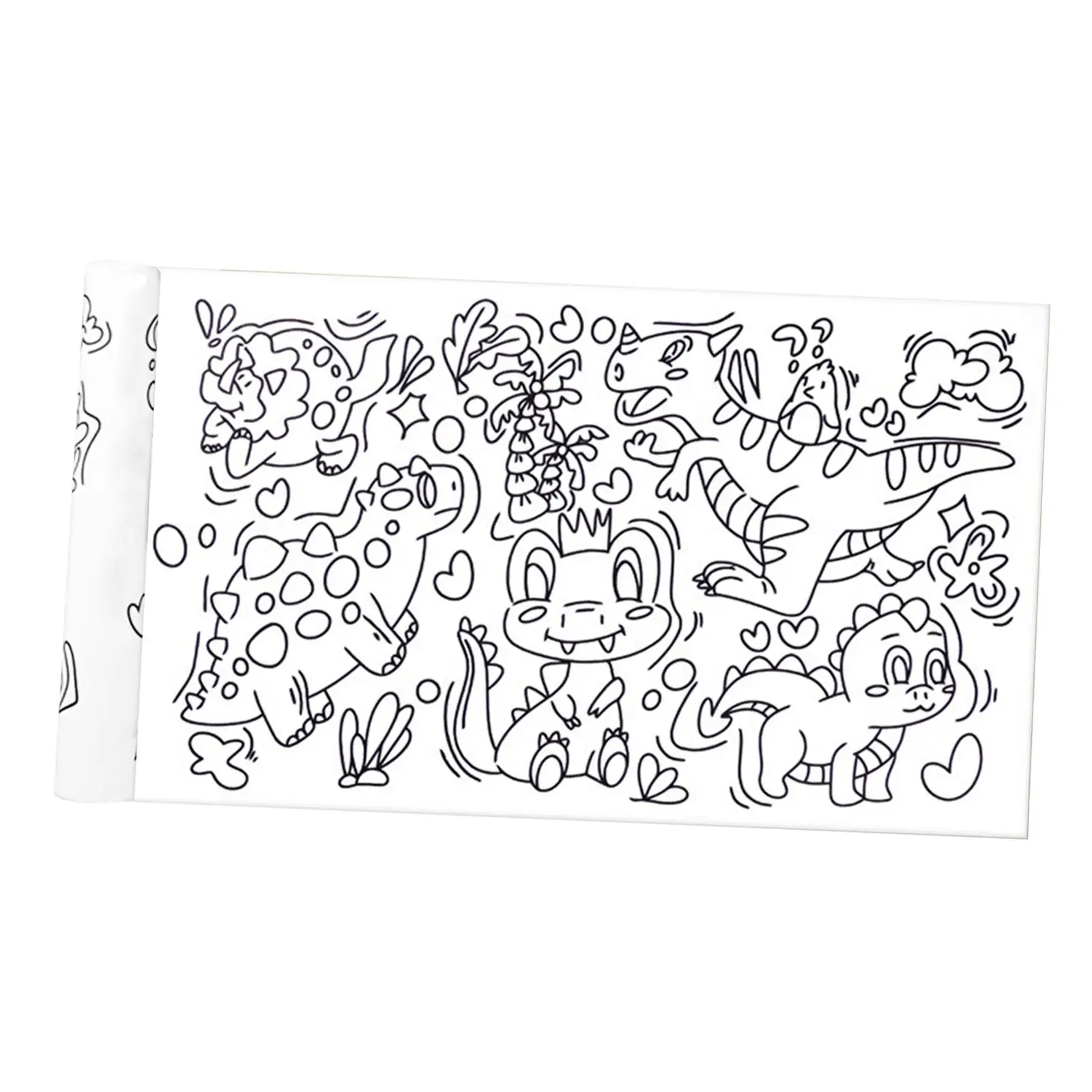 Children Coloring Supplies DIY Colorable Coloring Poster Rich Patterns Painting