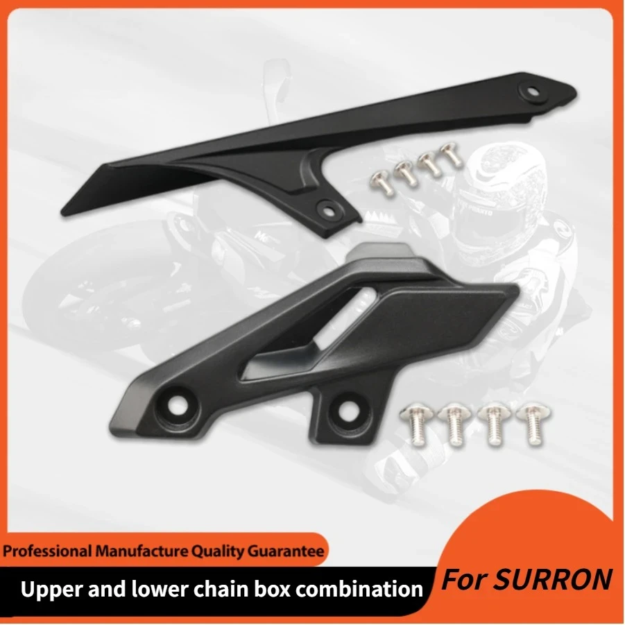 

new Motorcycle Rear Chain Box Chain Protector Guard Sprocket Cover For SURRON Hyper Bee Upper and Lower Chain Box Combination