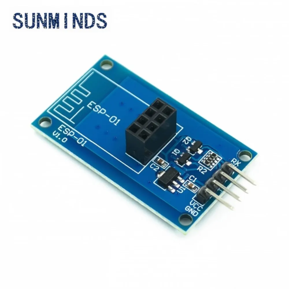 ESP8266 ESP-01S Serial Wireless WIFI Module For Arduino Transceiver Receiver Adapter Board for Raspberry Pi ForUNOR3 One 3.3V 5V