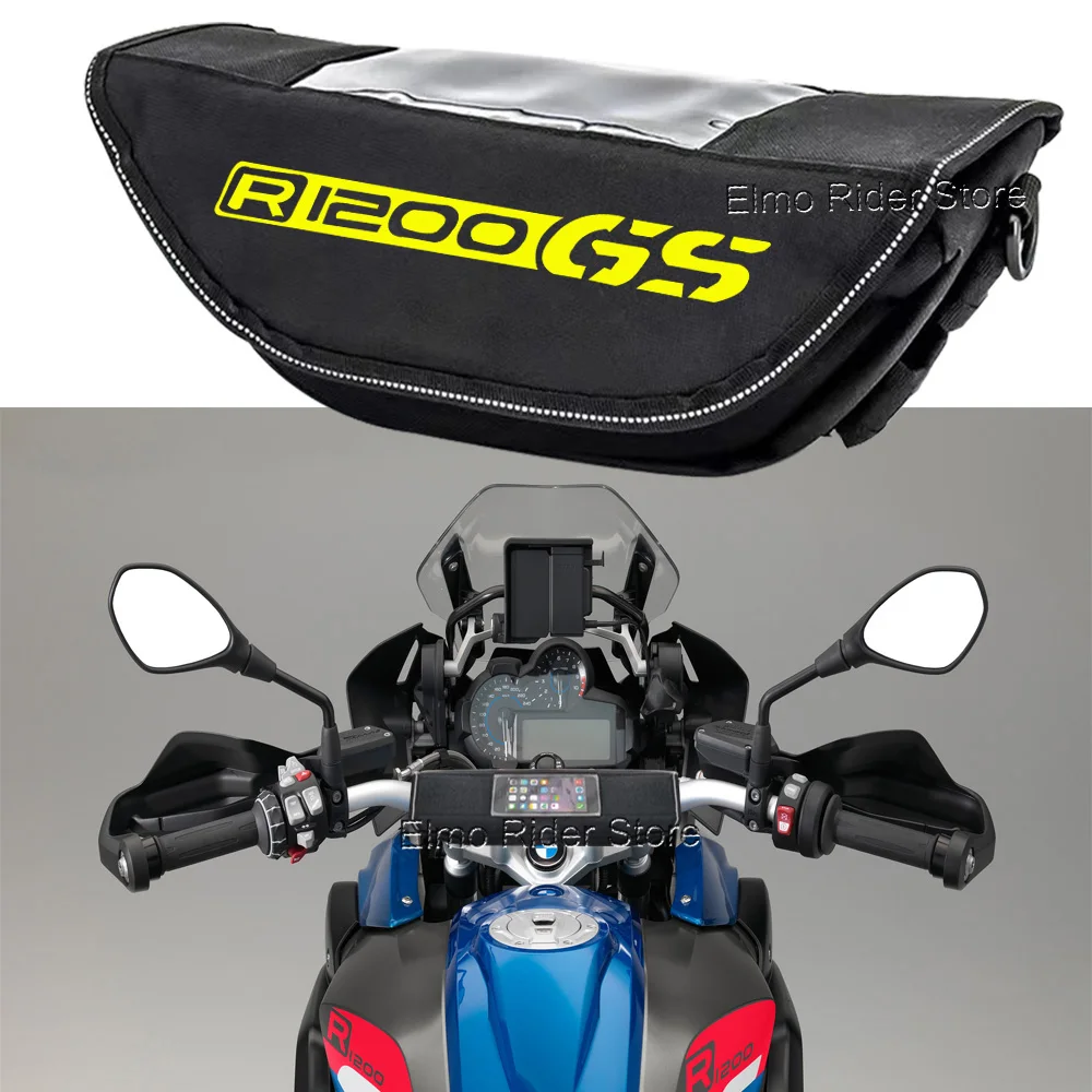 For B.M.W. R1200GS R1200GS ADVENTURE ADV Motorcycle Waterproof And Dustproof Handlebar Storage Bag Shock-proof Navigation Bag