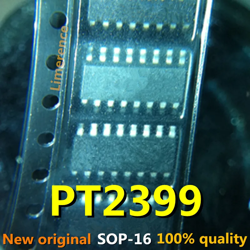 10PCS PT2399 SOP-16 PT2399S SOP16 2399 SOP SMD novo e original Chipset IC