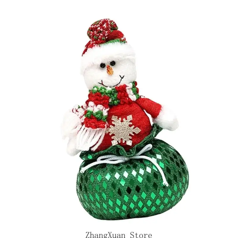 Home-Figurenstück mit gewebter spitzer Kappe und freistehender glitzernder Basis, weihnachtlicher Akzent für Innenschränke 3XUF – Detail 8