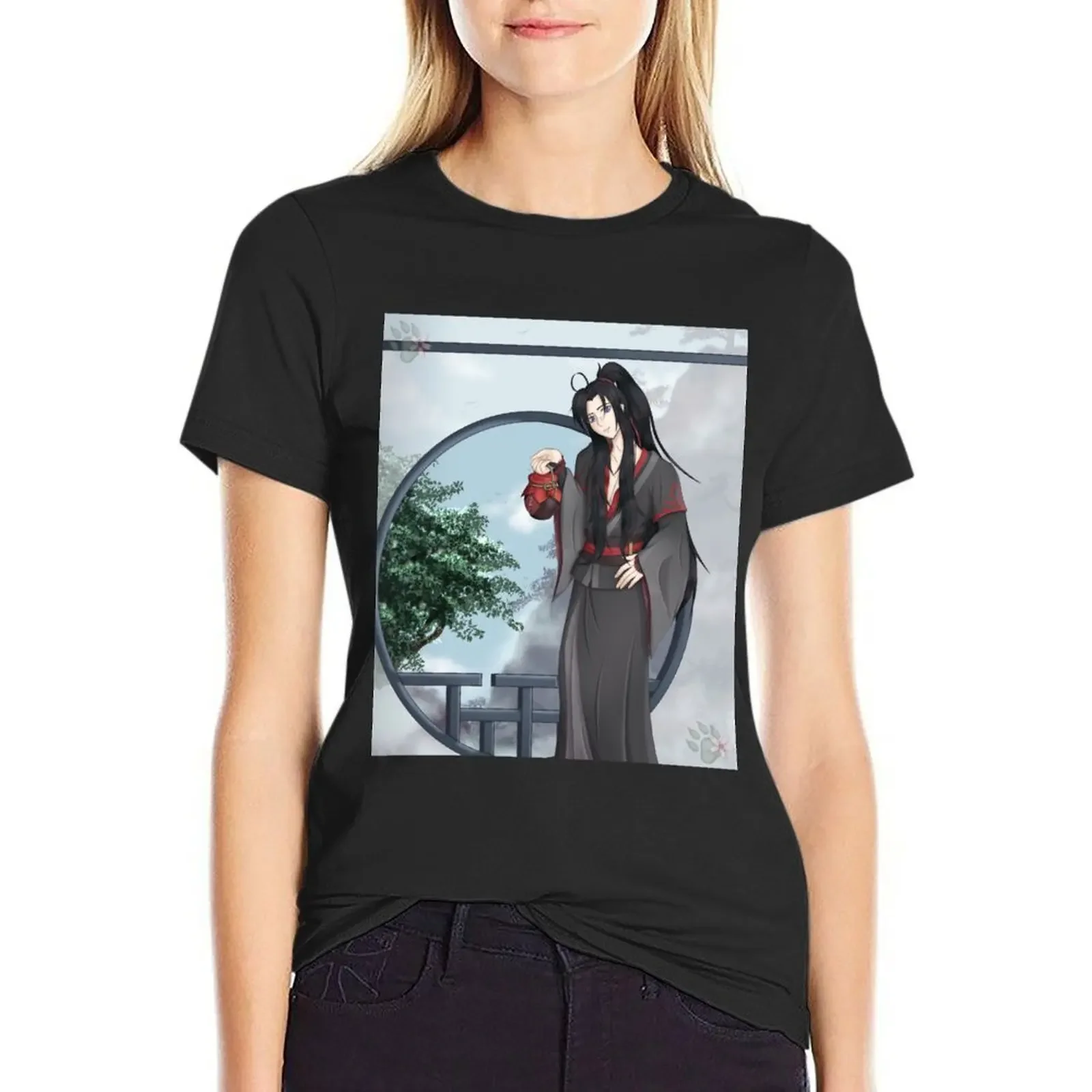

Wei Wuxian at Gusu T-Shirt customizeds vintage hippie clothes female womans clothing