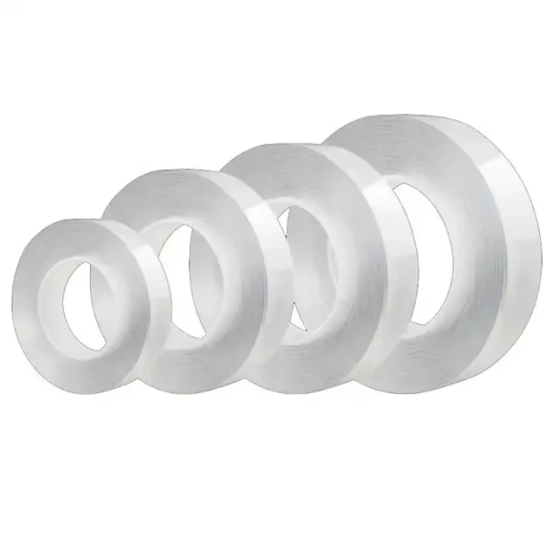 3/5/10m Reusable Nano Adhesive Tape Clear Double Sided Removable Transparent Alien Tapes Anti-Slip Traceless for Home Kitchen