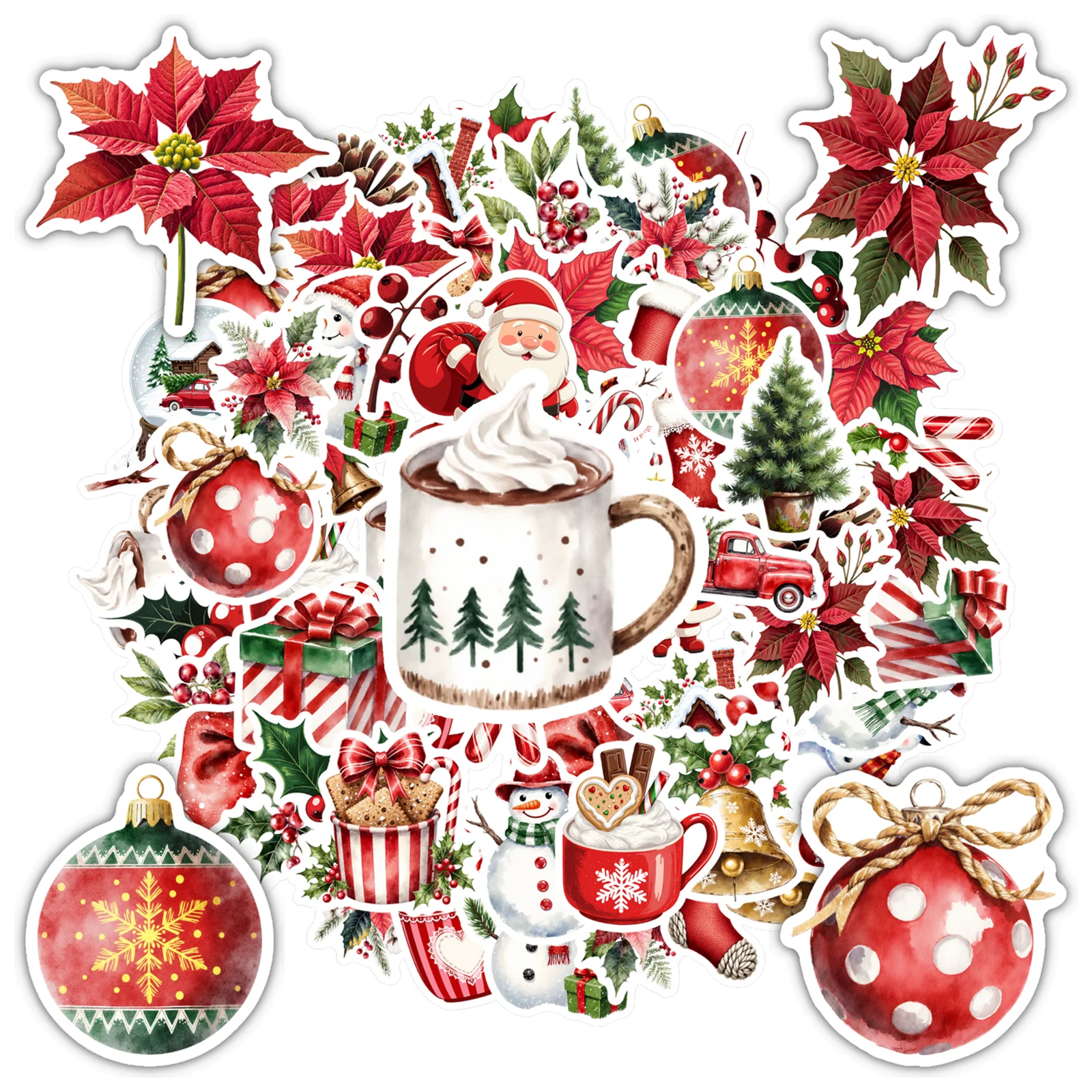 35 個ヴィンテージ冬ステッカー魅力的な装飾ステッカー文房具ステッカーギター DIY スケートボードラップトップ荷物用